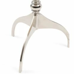Riviera Maison Rivièra Maison Crosby Beistelltisch - Ø 40 Cm - Höhe 57 Cm - Silberfarben -Lambert-shop unnamed file 688