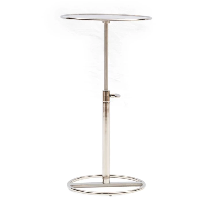 Riviera Maison Rivièra Maison Kris Beistelltisch - Ø 40 Cm - Höhe 53-84,5 Cm - Silberfarben 3 Riviera Maison Rivièra Maison Kris Beistelltisch - Ø 40 Cm - Höhe 53-84,5 Cm - Silberfarben – Bild 3
