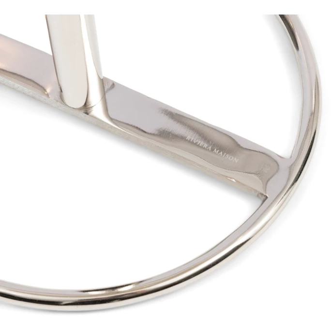 Riviera Maison Rivièra Maison Kris Beistelltisch - Ø 40 Cm - Höhe 53-84,5 Cm - Silberfarben 4 Riviera Maison Rivièra Maison Kris Beistelltisch - Ø 40 Cm - Höhe 53-84,5 Cm - Silberfarben – Bild 4