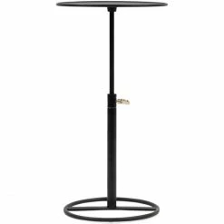 Riviera Maison Rivièra Maison Kris Beistelltisch - Ø 40 Cm - Höhe 53-84,5 Cm - Schwarz -Lambert-shop unnamed file 712
