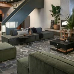 Riviera Maison Rivièra Maison Kris Beistelltisch - Ø 40 Cm - Höhe 53-84,5 Cm - Schwarz -Lambert-shop unnamed file 717