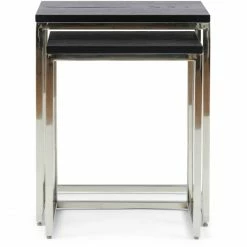 Riviera Maison Rivièra Maison Nomad Beistelltische Im 2er-Set - 2er-Set - 39/45x34/40x49/55 Cm - Schwarz