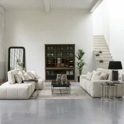 Riviera Maison Rivièra Maison Nomad Beistelltisch - 47x35x61 Cm - Schwarz -Lambert-shop unnamed file 743