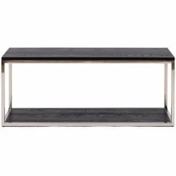 Riviera Maison Rivièra Maison Nomad Couchtisch - 100x40x42 Cm - Schwarz