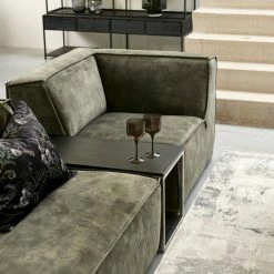 Riviera Maison Rivièra Maison Nomad Couchtisch - 100x40x42 Cm - Schwarz -Lambert-shop unnamed file 753