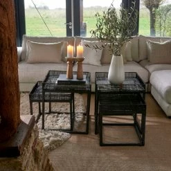 Riviera Maison Rivièra Maison Punta Cana Beistelltisch 2er-Set - 50x50x46 Cm - Schwarz 7 Riviera Maison Rivièra Maison Punta Cana Beistelltisch 2er-Set - 50x50x46 Cm - Schwarz -Lambert-shop unnamed file 755