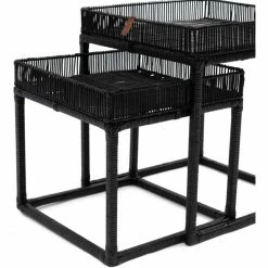 Riviera Maison Rivièra Maison Punta Cana Beistelltisch 2er-Set - 50x50x46 Cm - Schwarz 8 Riviera Maison Rivièra Maison Punta Cana Beistelltisch 2er-Set - 50x50x46 Cm - Schwarz -Lambert-shop unnamed file 756