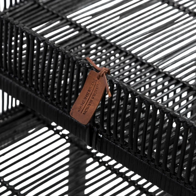 Riviera Maison Rivièra Maison Punta Cana Beistelltisch 2er-Set - 50x50x46 Cm - Schwarz 4 Riviera Maison Rivièra Maison Punta Cana Beistelltisch 2er-Set - 50x50x46 Cm - Schwarz – Bild 4