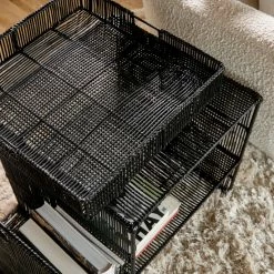 Riviera Maison Rivièra Maison Punta Cana Beistelltisch - 59x50x21 Cm - Schwarz -Lambert-shop unnamed file 772