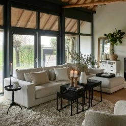 Riviera Maison Rivièra Maison Punta Cana Beistelltisch - 59x50x21 Cm - Schwarz -Lambert-shop unnamed file 774