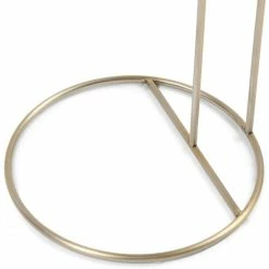 Riviera Maison Rivièra Maison St. Lucia Beistelltisch - Ø 45 Cm - Höhe 55/67 Cm - Goldfarben -Lambert-shop unnamed file 798