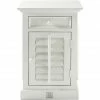 Riviera Maison Rivièra Maison New Orleans Nachttisch - 50x40x75 Cm - Right - Weiß