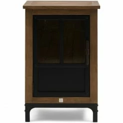 Riviera Maison Rivièra Maison The Hoxton Nachttisch Right - 48x37x75 Cm - Right -schwarz