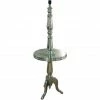 Riviera Maison Rivièra Maison Winston Stehlampe Mit Tisch - 48x48x142 Cm - Silberfarben
