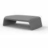 Vondom BLOW Lounge Tisch - 120x79x35 Cm - Stahlgrau