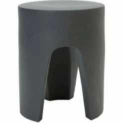 ByNORD Besshoei Beistelltisch - Höhe 45 Cm - Ø 35 Cm - Coal