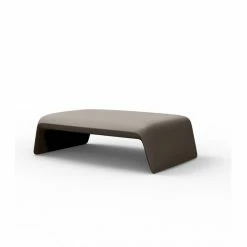 Vondom BLOW RGB LED Lounge Tisch - 79x120x35 Cm - Taupe
