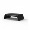 Vondom BLOW WHITE LED Lounge Tisch - 79x120x35 Cm - Schwarz