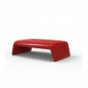 Vondom BLOW WHITE LED Lounge Tisch - 79x120x35 Cm - Rot